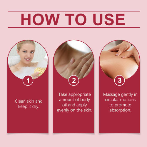 OceAura Strawberry Body Care Oil Refreshing Fragrant Strawberry Gentle Moisturizing Body Skin Essential Oil