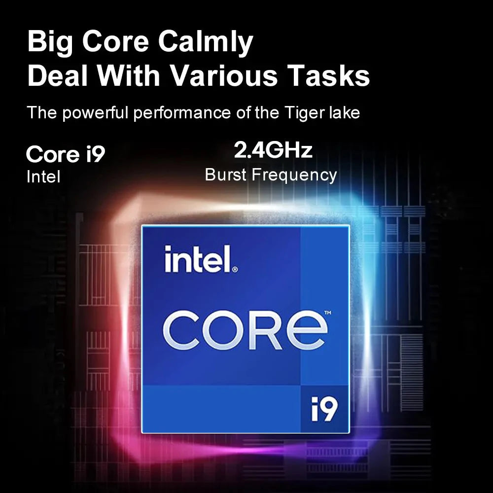 New Windows 11 15.6" Ultra Slim Portable Laptop intel Core i9-9900U 16GB RAM 1TB 2TB SSD Fingerprint Office Gaming Laptop PC