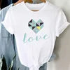 Women's High Quality 100% Cotton Woven Casual T-Shirt Breathable Anti-Wrinkle Quick Dry Hip Hop New Fashion Regular Short Sleeve