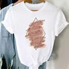 Women's High Quality 100% Cotton Woven Casual T-Shirt Breathable Anti-Wrinkle Quick Dry Hip Hop New Fashion Regular Short Sleeve