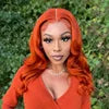 Wholesale Blonde Color Glueless Human Hair Full 13x6 HD Lace Frontal Wig 250% Density Body Wave Lace Front Wig for Black Women