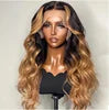 Wholesale Blonde Color Glueless Human Hair Full 13x6 HD Lace Frontal Wig 250% Density Body Wave Lace Front Wig for Black Women
