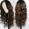 Wholesale Blonde Color Glueless Human Hair Full 13x6 HD Lace Frontal Wig 250% Density Body Wave Lace Front Wig for Black Women