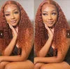 Wholesale Blonde Color Glueless Human Hair Full 13x6 HD Lace Frontal Wig 250% Density Body Wave Lace Front Wig for Black Women