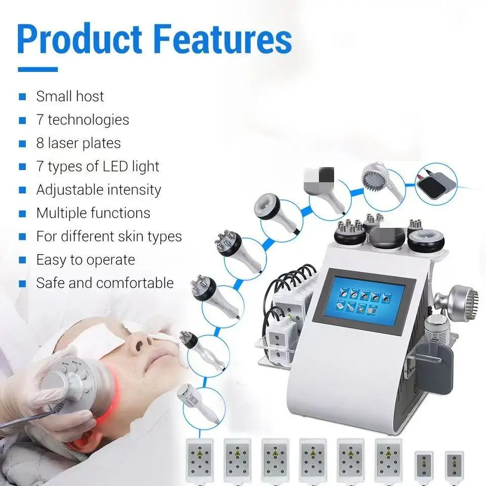 Beauty Salon Specific Body Fat Remover 9-in-1 Fat Removal Massage Beauty Device for Massage Detoxification and Skin Tightening