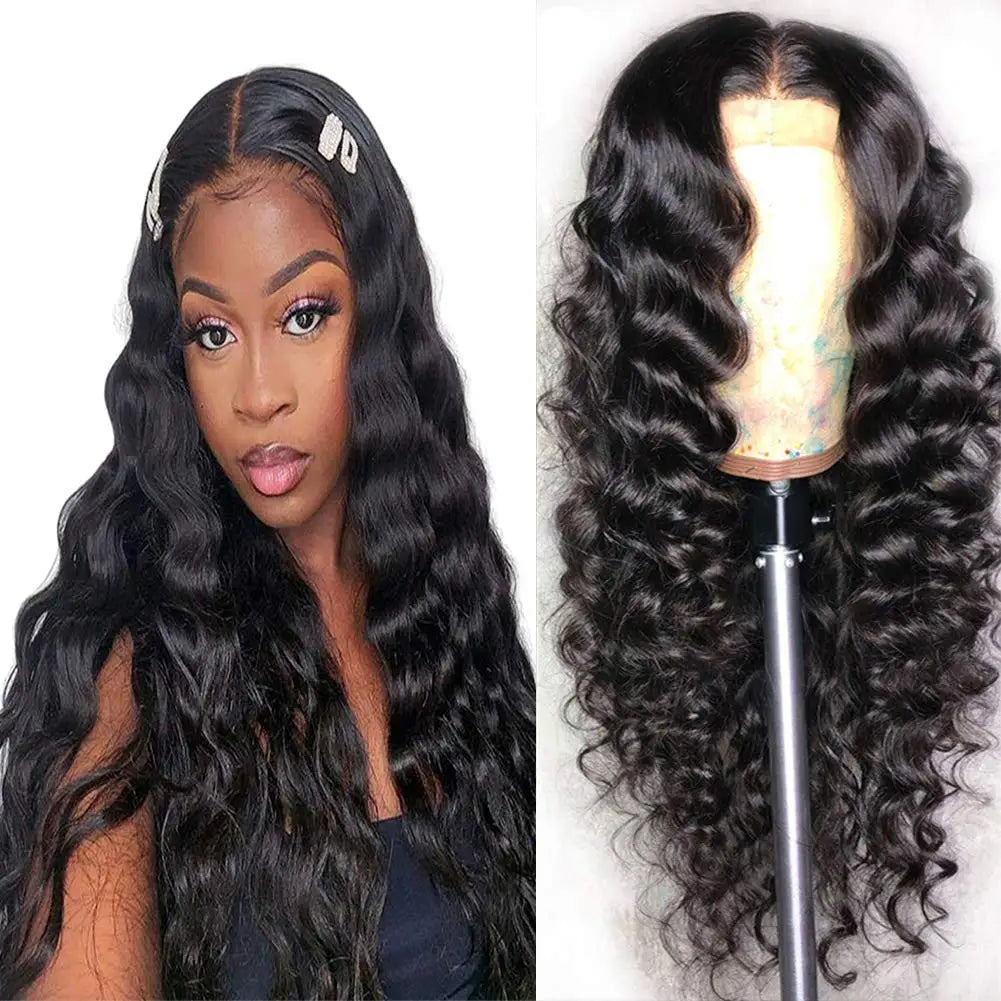 Wholesale Inventory Brazilian Hair Body Wave HD Lace Front Wig,Virgin Cuticle Aligned Full Lace Human Hair Wig for Black Women
