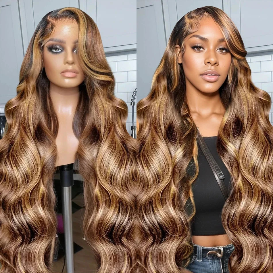 Wholesale Inventory Brazilian Hair Body Wave HD Lace Front Wig,Virgin Cuticle Aligned Full Lace Human Hair Wig for Black Women