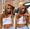Wholesale Blonde Color Glueless Human Hair Full 13x6 HD Lace Frontal Wig 250% Density Body Wave Lace Front Wig for Black Women