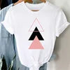 Women's High Quality 100% Cotton Woven Casual T-Shirt Breathable Anti-Wrinkle Quick Dry Hip Hop New Fashion Regular Short Sleeve