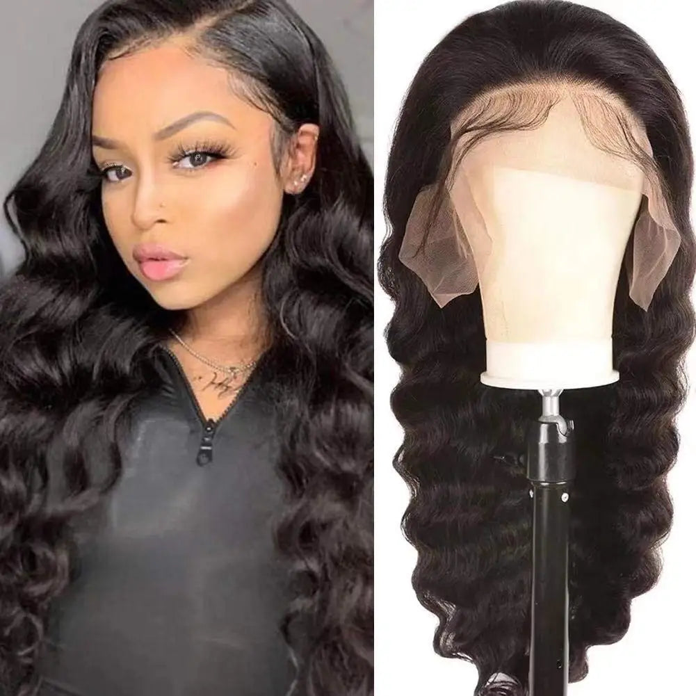 Wholesale Inventory Brazilian Hair Body Wave HD Lace Front Wig,Virgin Cuticle Aligned Full Lace Human Hair Wig for Black Women