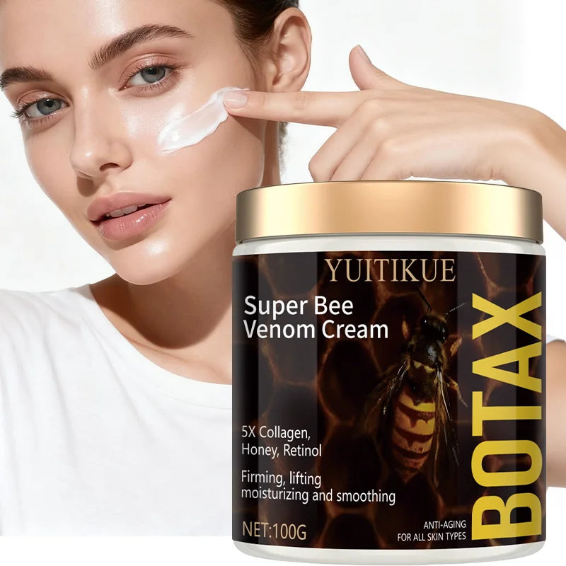 YUITIKUE BOTAX Super Bee Venom Cream, 5X Collagen Honey Retinol, Firming Lifting Moisturizing 60g