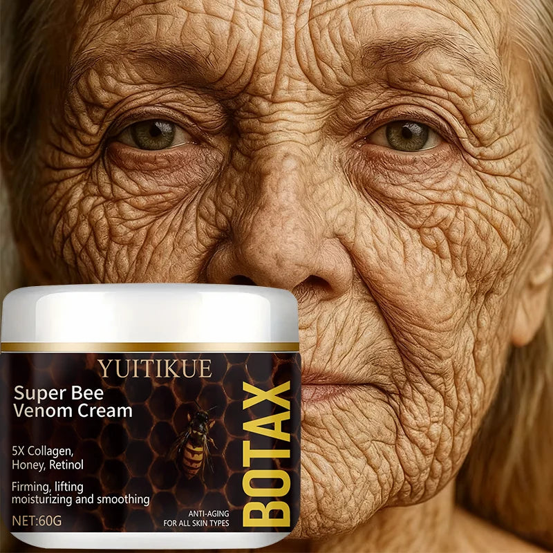 YUITIKUE BOTAX Bee Venom Anti-Aging Cream, 5X Collagen Honey Retinol, Firming Lifting 60g
