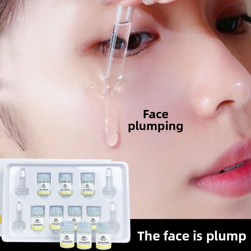 Beauty salon facials, plumping and plumping plant essences, hydrating and lightening temples, facial set