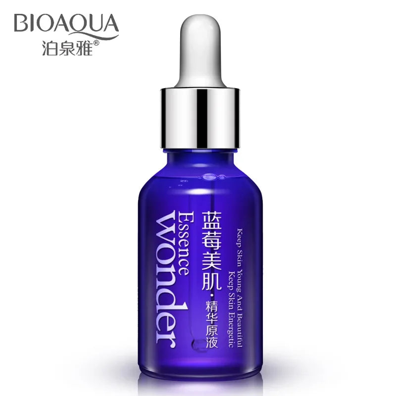 BIOAQUA Blueberry Wonder Essence Serum Face Lifting Anti Aging Wrinkle Serum of Youth Organic Cosmetic Charm Liquid Skin Care