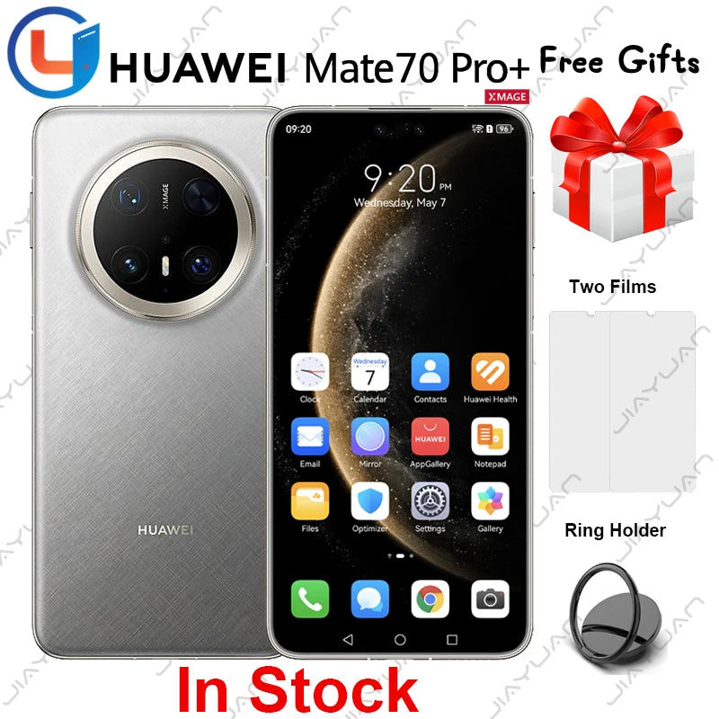 Original Huawei Mate 70 Pro+ Plus 5G Mobile Phone 6.9" Kunlun Glass 2 Screen Kirin 9020 HarmonyOS 4.3 Battery 5700mAh Smartphone