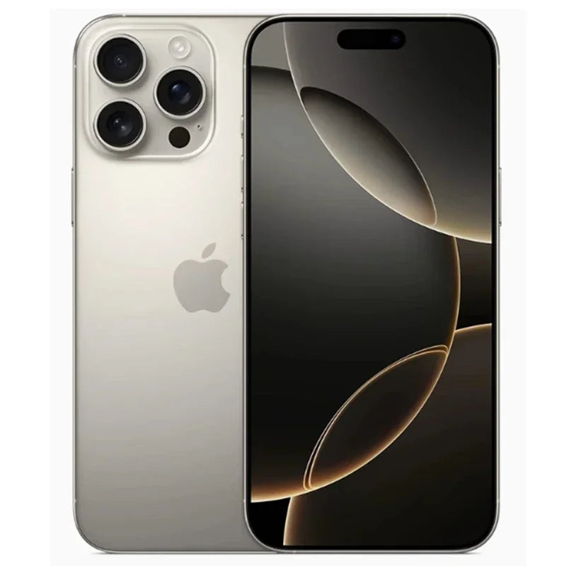 Unlocked iPhone 16 Pro Max Dual eSIM Cellphone 256GB/512GB ROM 8GB RAM iOS 18 Super Retina XDR OLED Original Smartphone