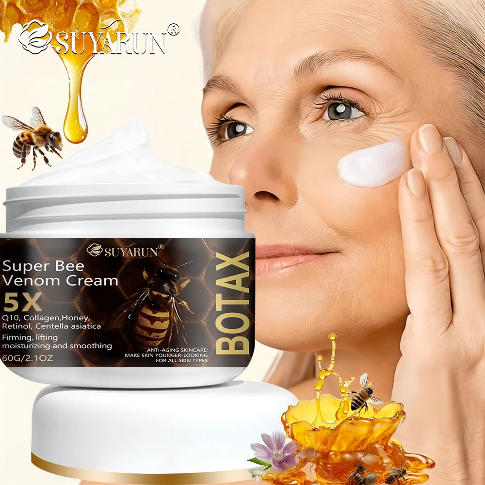 SUYARUN Super Bee Venom Botax Cream - Anti-Wrinkle, Firming & Hydrating Facial Treatment, For All Skin Types, Free Shipping.