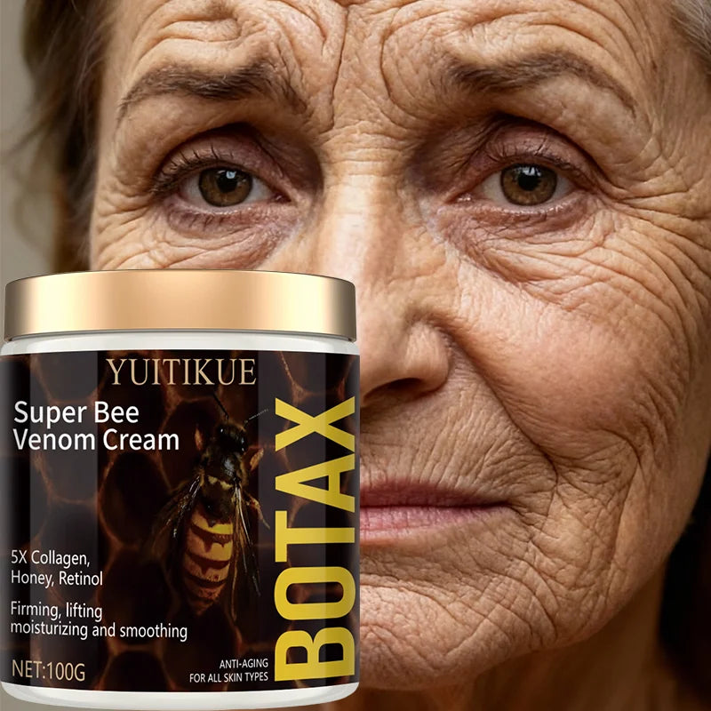 YUITIKUE BOTAX Super Bee Venom Cream, 5X Collagen Honey Retinol, Firming Lifting Moisturizing 60g
