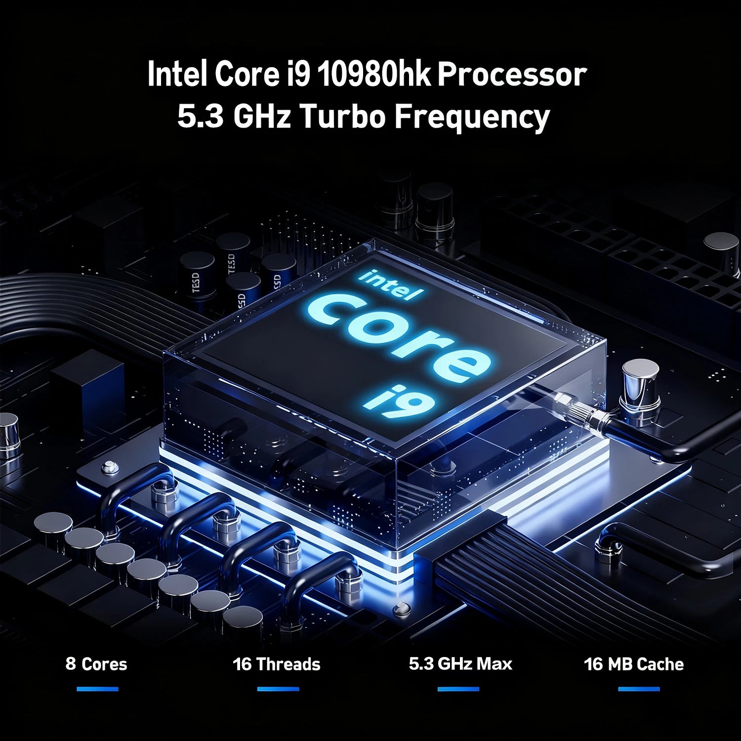 2026 15.6" Intel Core i9 10980HK Gaming Laptop IPS 4K 16GB RAM 1TB SSD M.2 Windows 11 Pro Fingerprint Unlock Backlight Computer