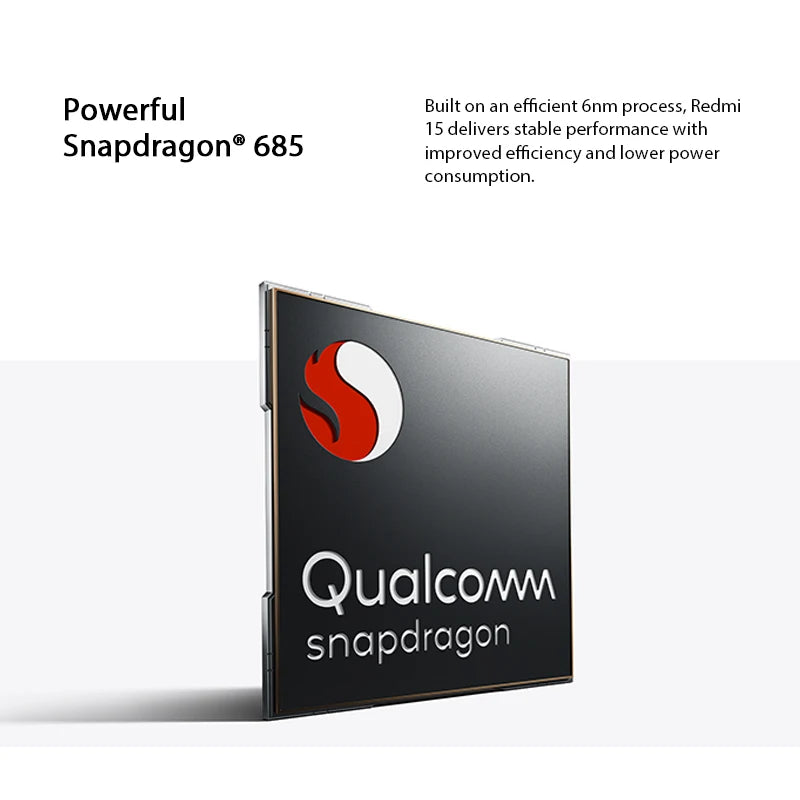 【Brand+】Redmi 15 Global Version Smartphone 6.9" 50MP 7000mAh battery 33W fast charging IP64 Snapdragon® 685 Mobile Platform