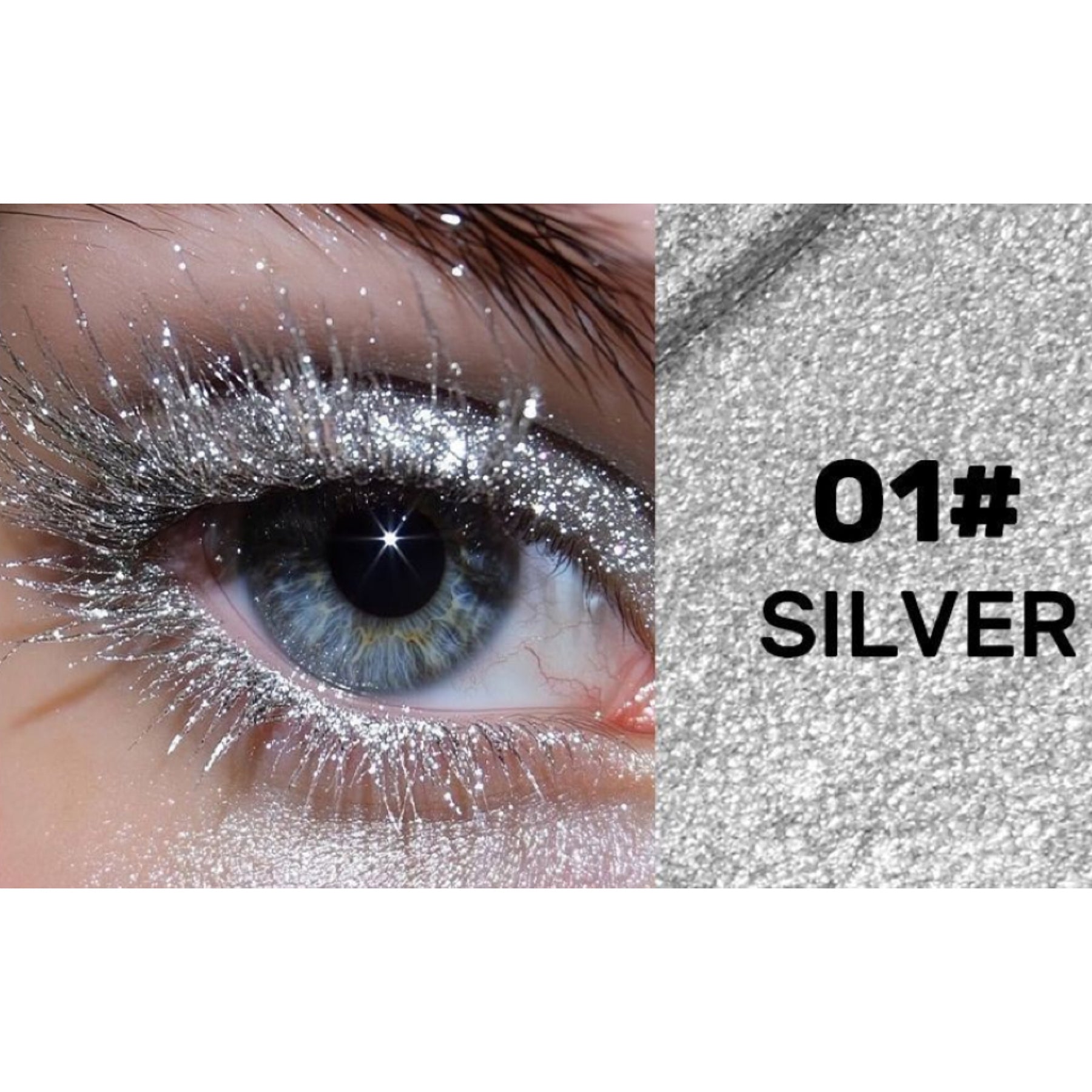 Diamond Dust Sparkle Mascara-Snowflake Glitter, Smudge-Proof & Waterproof for Dazzling Eyes