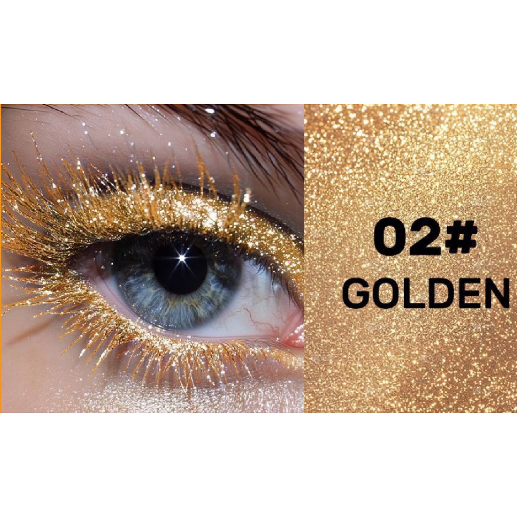 Diamond Dust Sparkle Mascara-Snowflake Glitter, Smudge-Proof & Waterproof for Dazzling Eyes